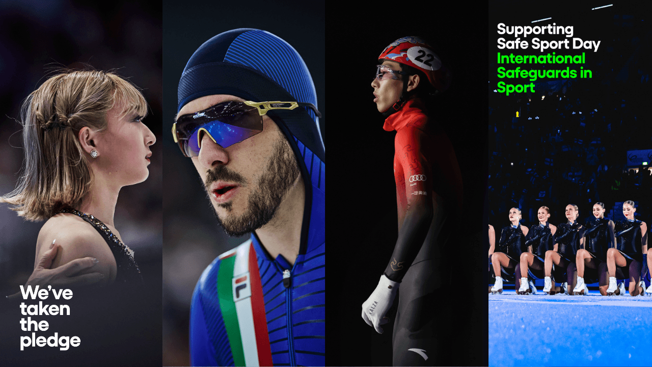 The ISU takes the pledge in support of Safe Sport Day